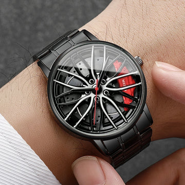 Prime Ticks – Motorsport Wheel Men’s Watch | Bold Automotive Style